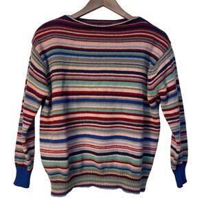 Striped Multicolor Sweater Size‎ L Brand Unknown
